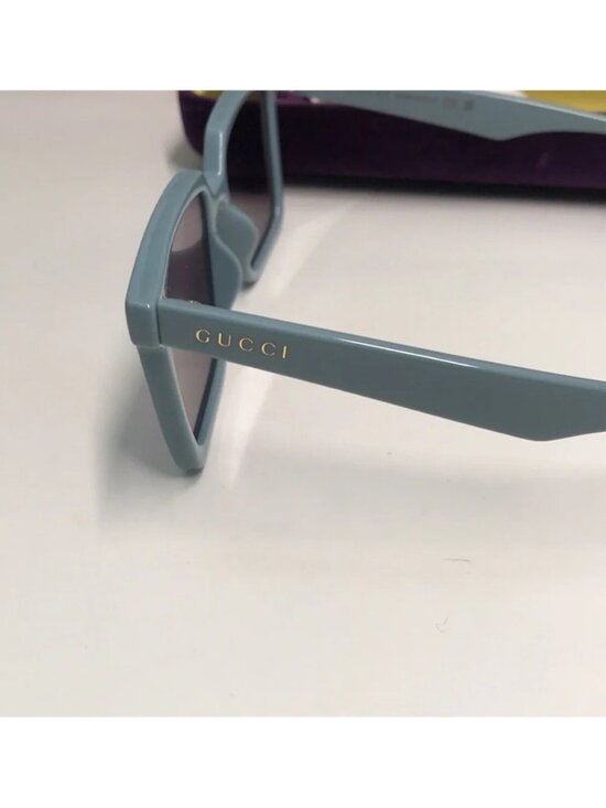 NEW AUTHENTIC Gucci Blue Square Sunglasses GG1540S 003 main image 9